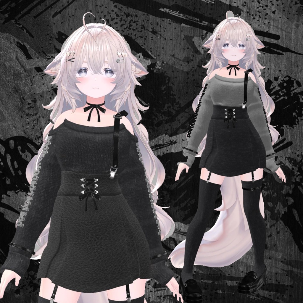 【shinano,ミルティナ、マヌカ、ルルネ、ショコラ対応】Top+skirt image