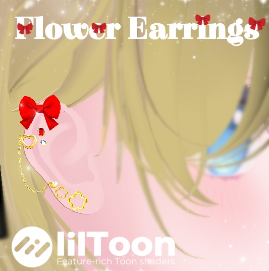 Flower Earrings❁～ image