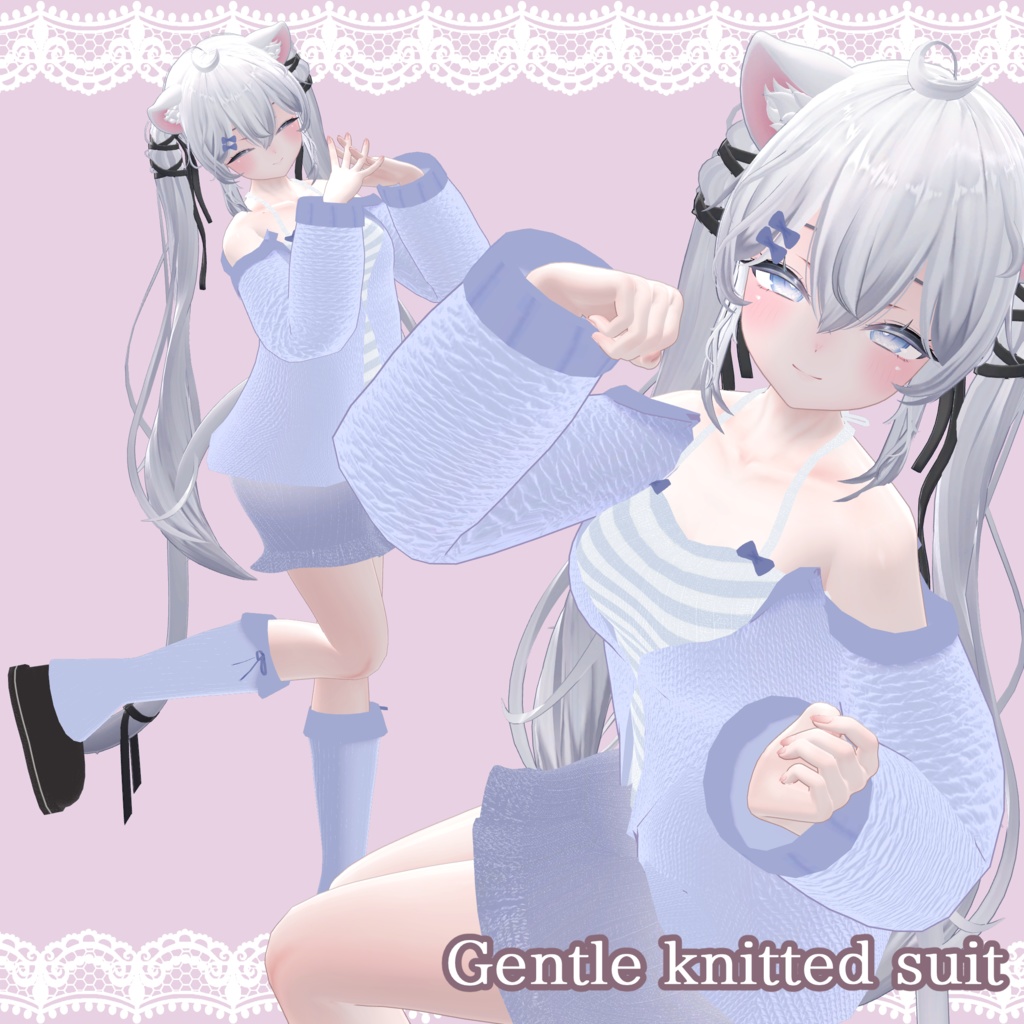 Gentle Knitted Suit8 Avatar Compatible image
