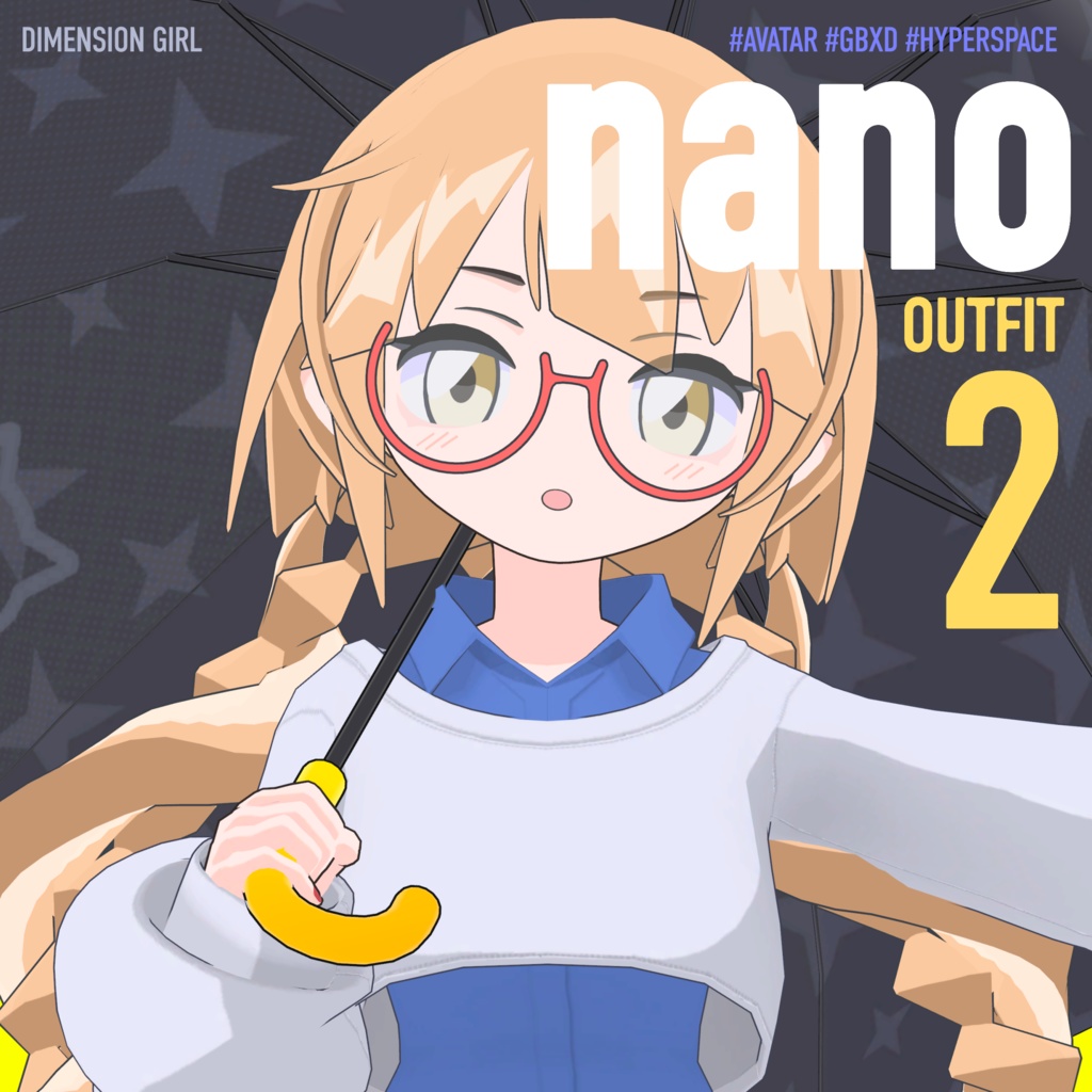 なの／nano【オリジナル3Dモデル】VRChatアバター image