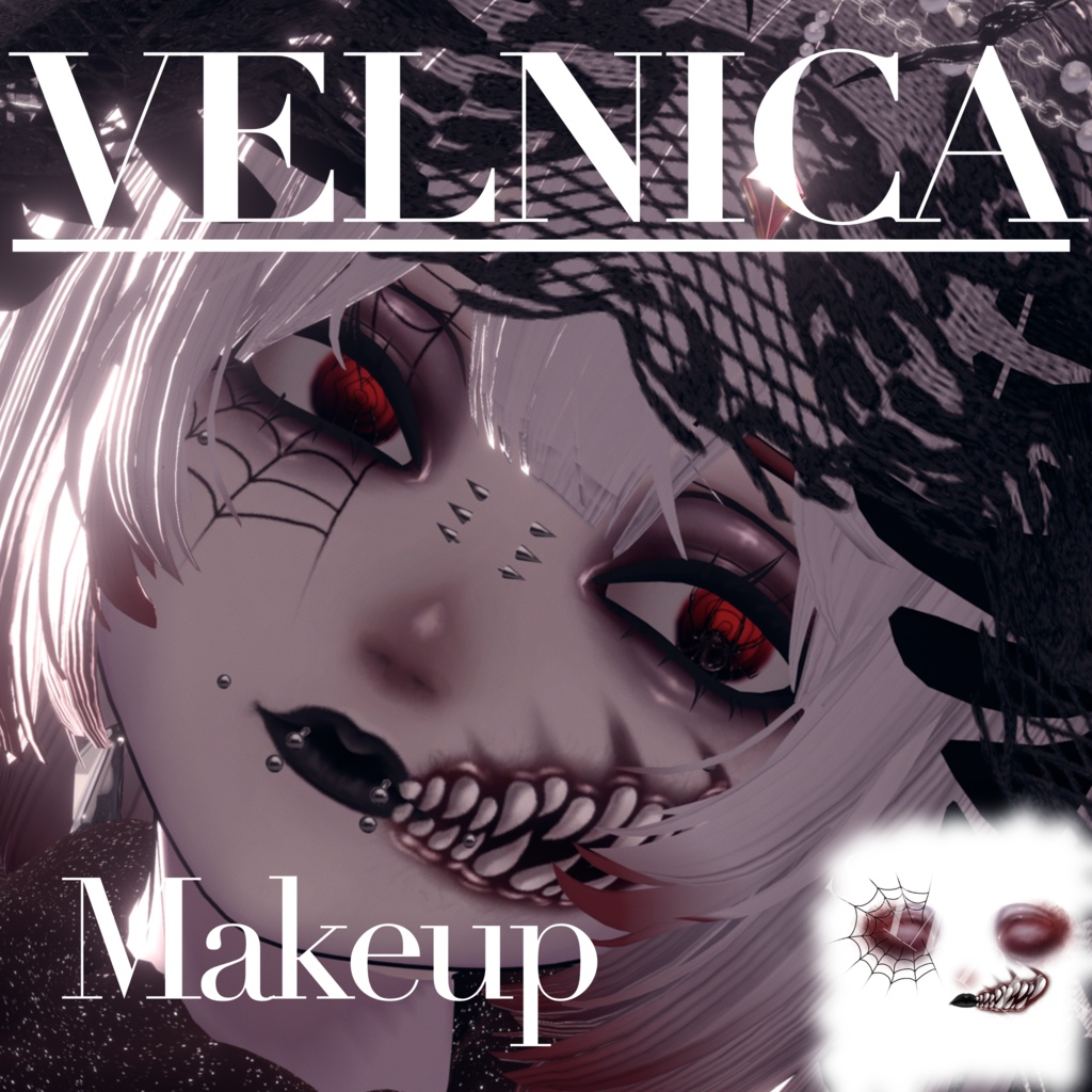 【Free】ハロウィンメイクテクスチャ【Velnica】 image
