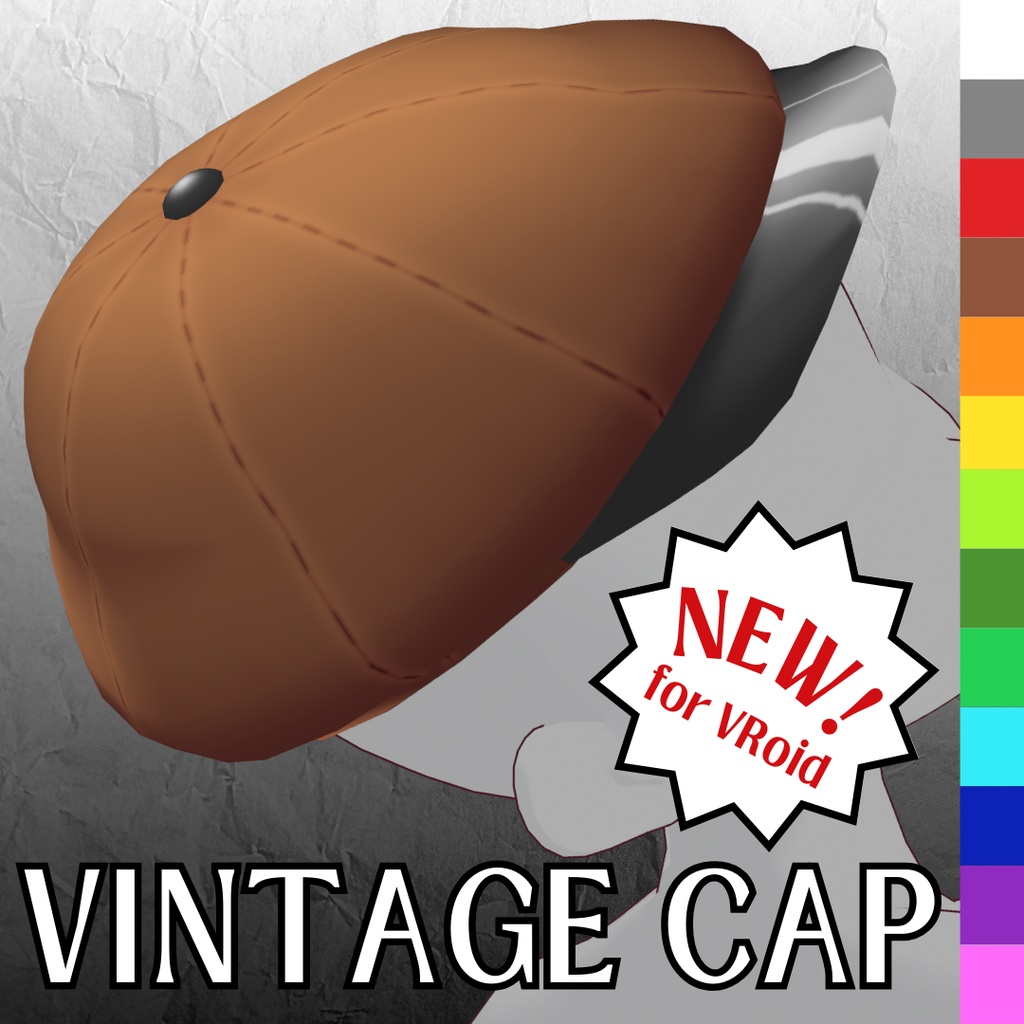 【VRoid】 Vintage cap image