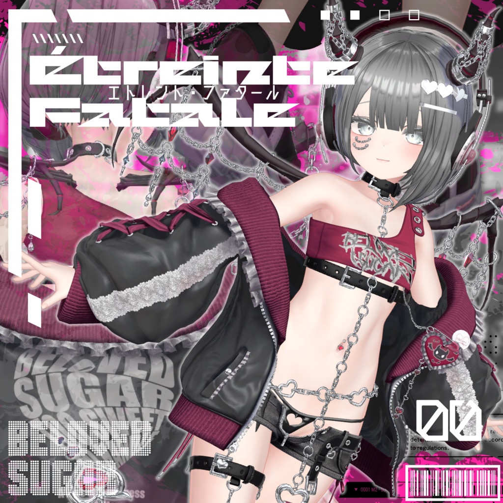 【14アバター対応】Étreinte Fatale - ｴﾄﾚﾝﾄ･ﾌｧﾀｰﾙ - 【Costume】 image