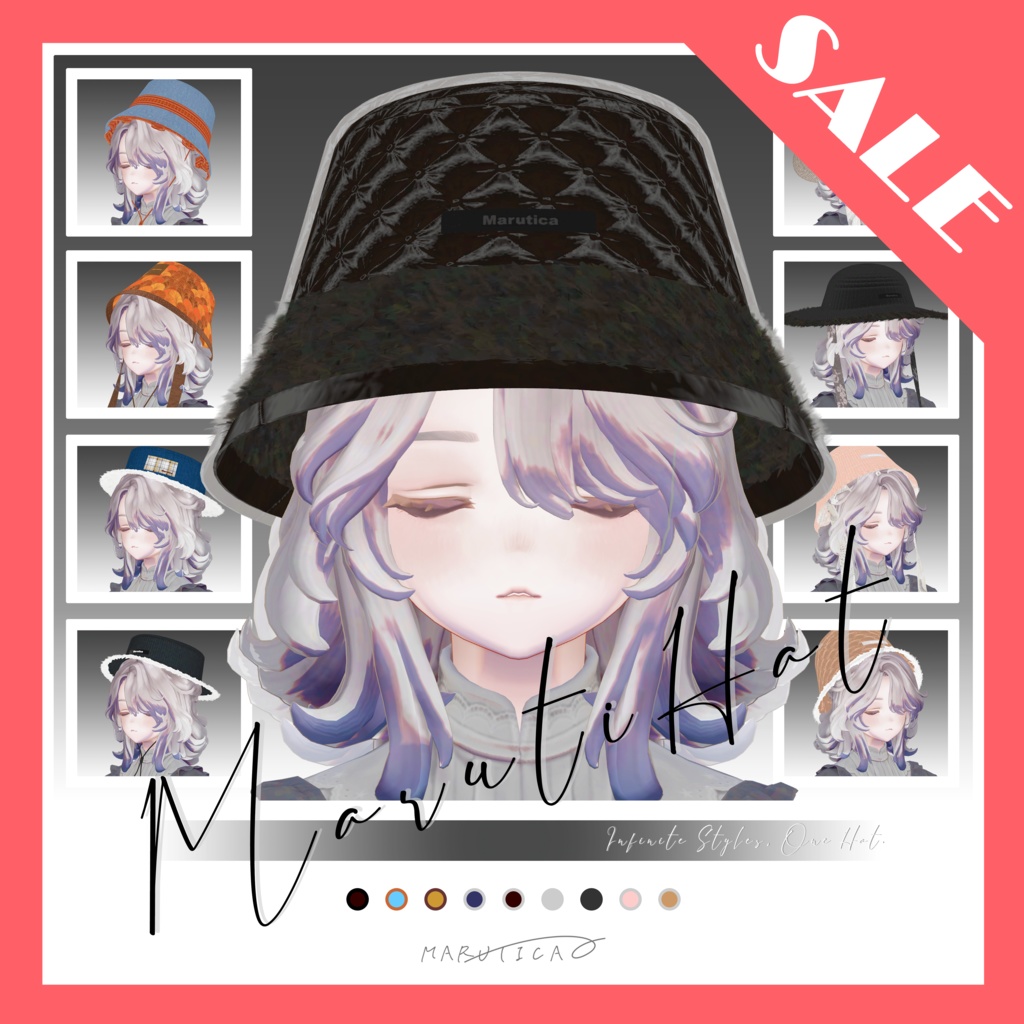 \ Launch Celebration & White Day SALE! (800  500 / Until 15th March) MarutiHat [ Marutica ] image