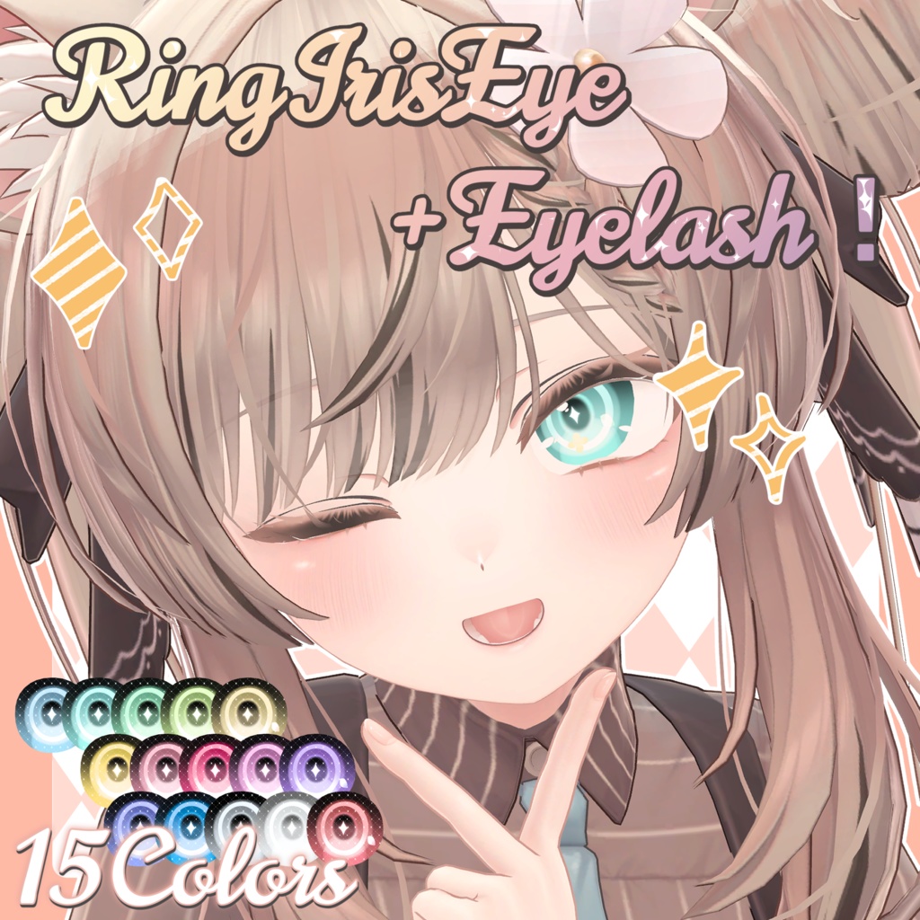 Ring Iris Eye Eyelash! [Eye Texture] image