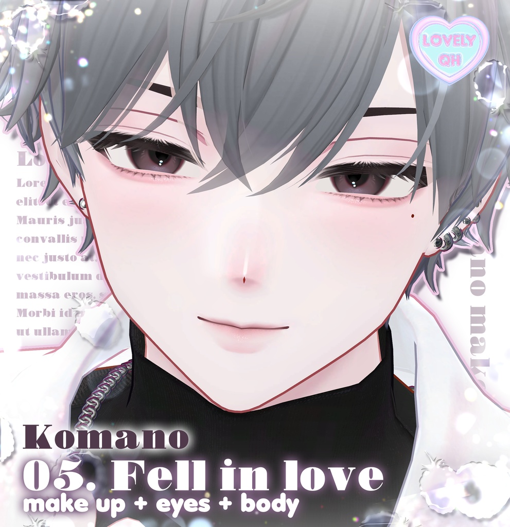 [Komano] E Fell in love e Make up  eyes tongue body ( tone ) image
