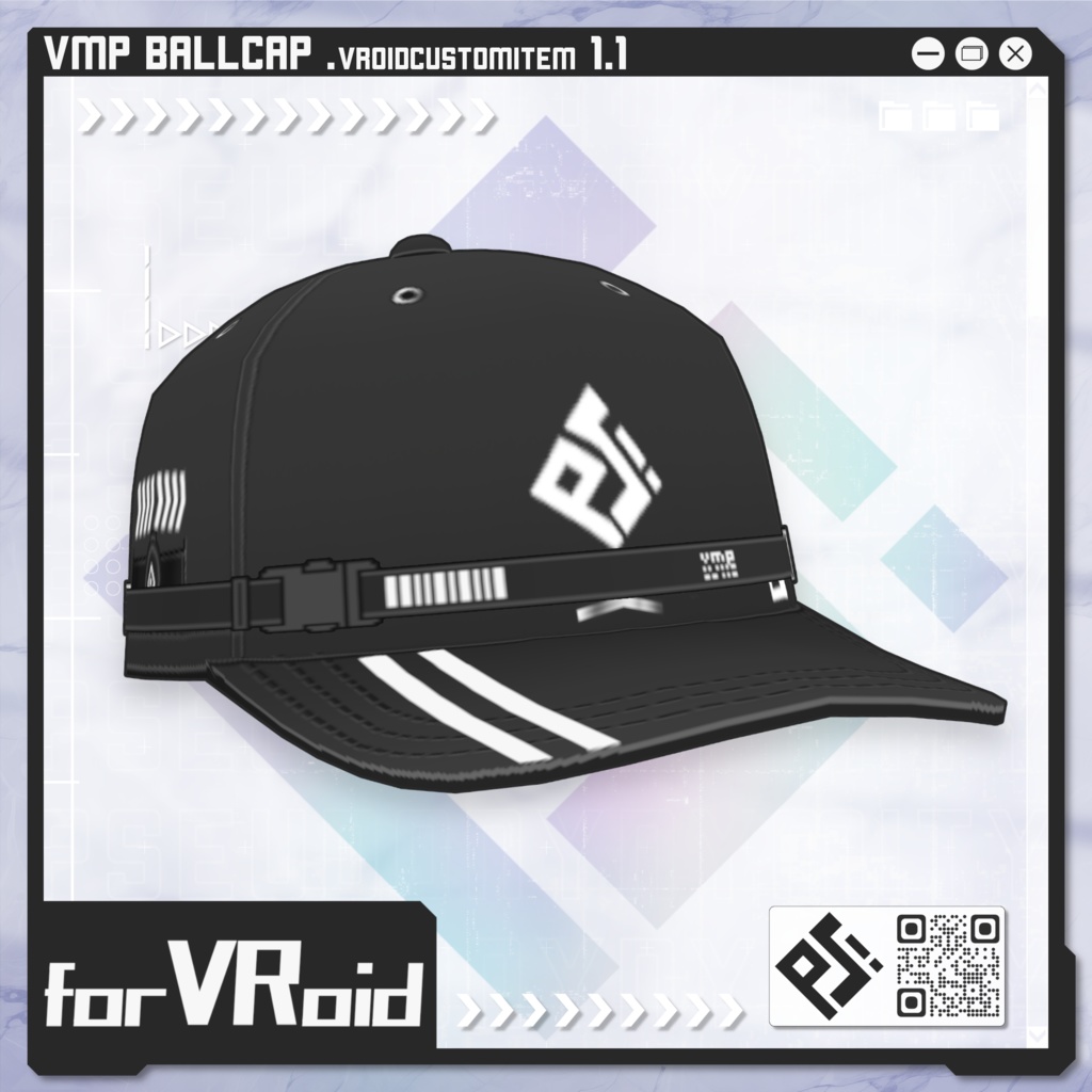 【Free/無料】VMP Ballcap【VRoid】 image
