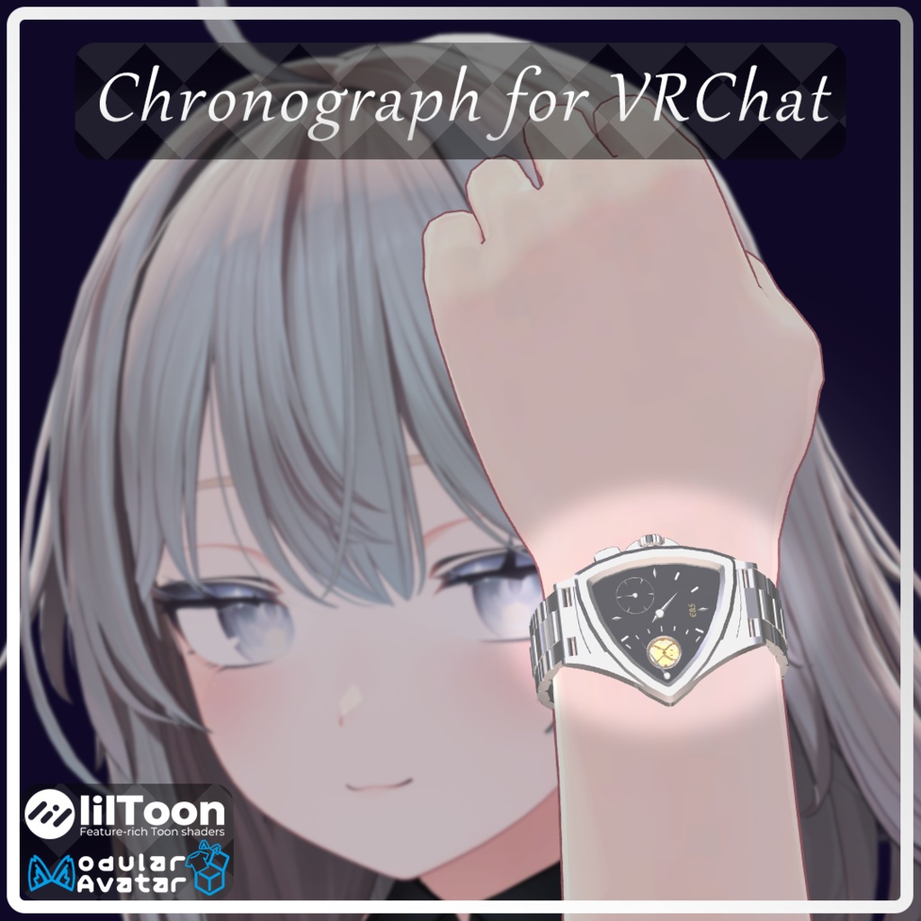 [Gimmick-equipped] Stylish wristwatch for VRC image