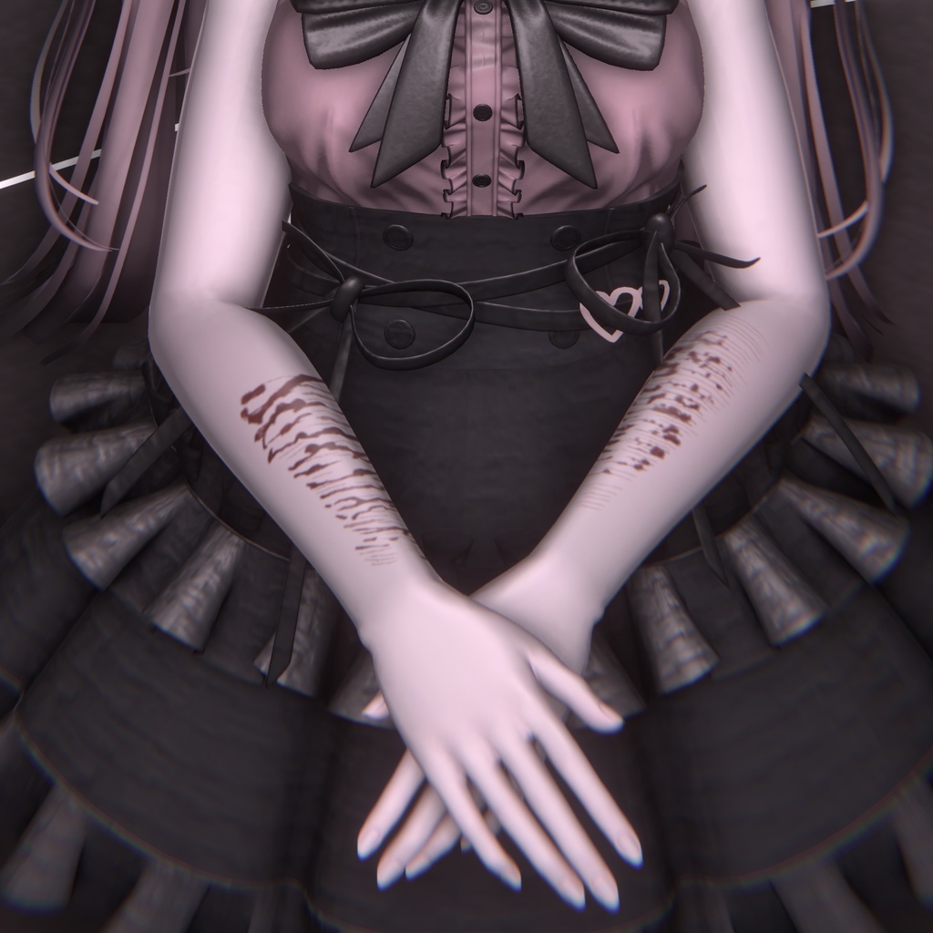 Wounds: Self-harm cuts & arm scars. Cut texture image