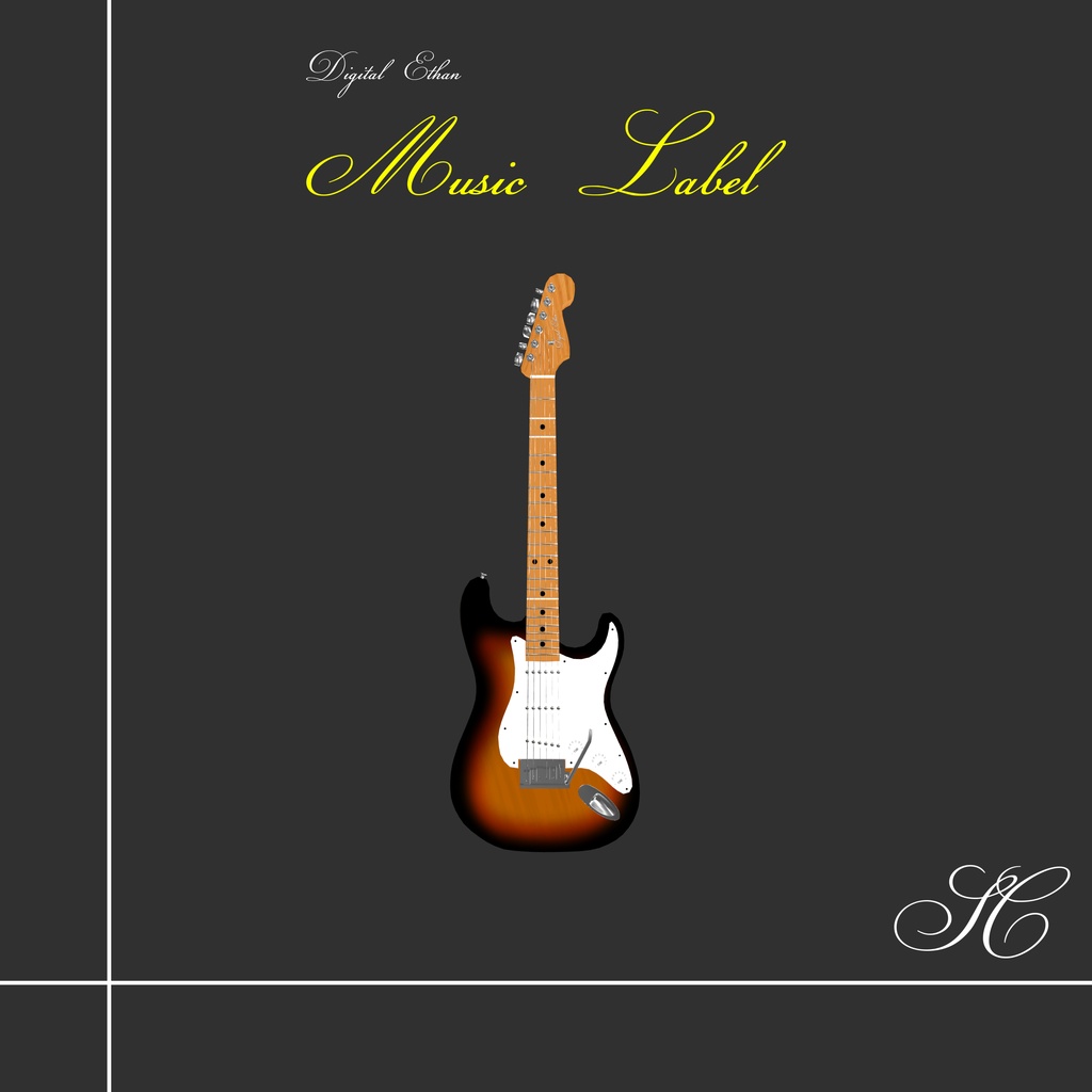 Guitar MA-compatible, left-handed version included, Type SC 3D model image