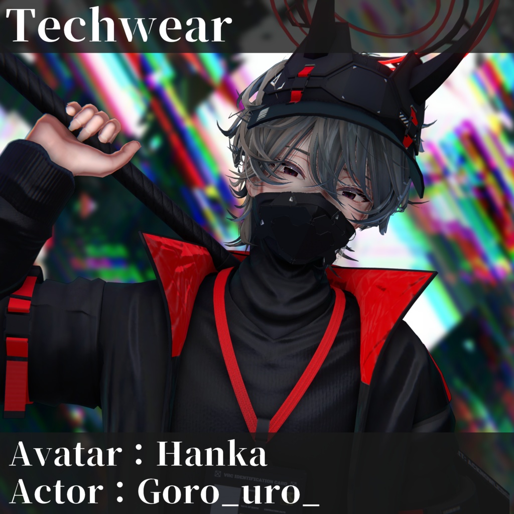 3D Model Techwear Multi-Avatar Compatible image