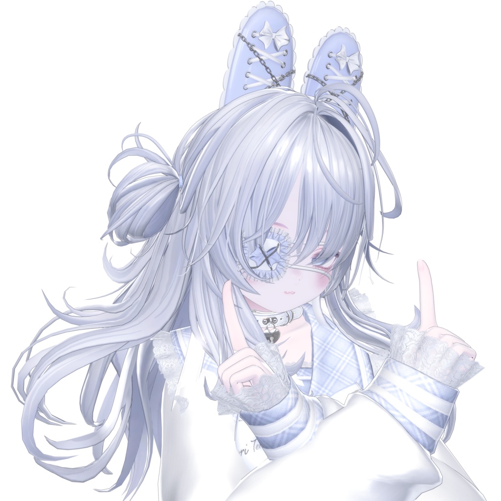 ✦ Midnight Bunny ✦ Eyepatch & Ears image