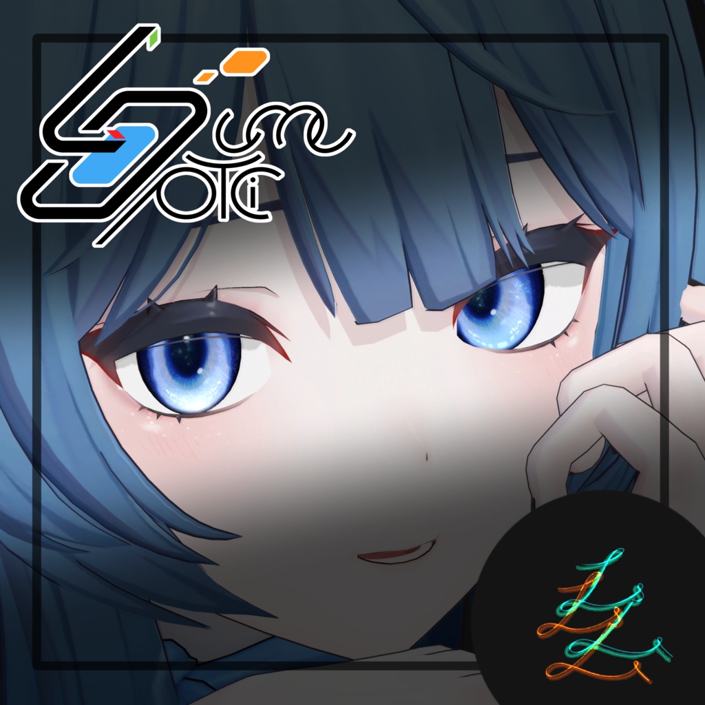 【VRC想定】(LumeOptic必須)　fluctuating eyes image