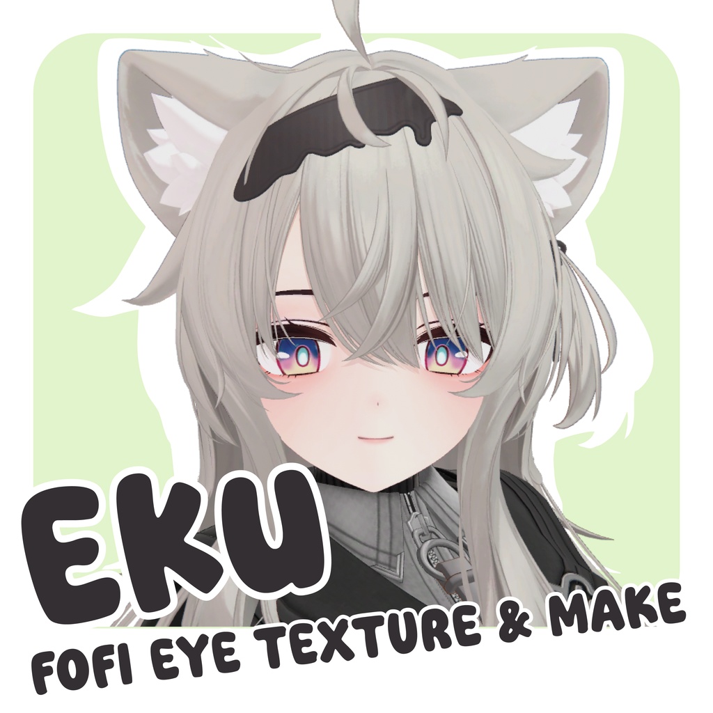 (9COLOURS) Eku - FOFI Makeup and Eyetexture #Eku3D image
