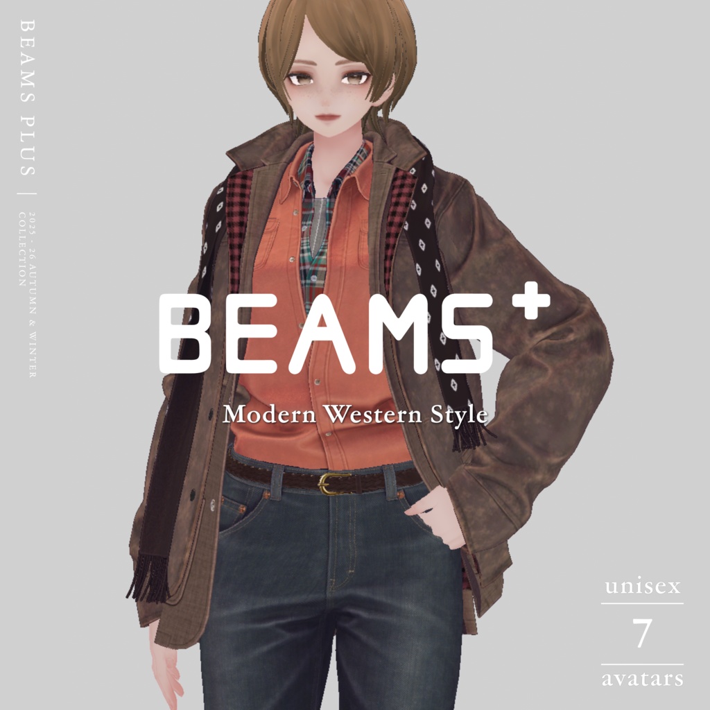 【男女8体対応】BEAMS PLUS Modern Western Style image