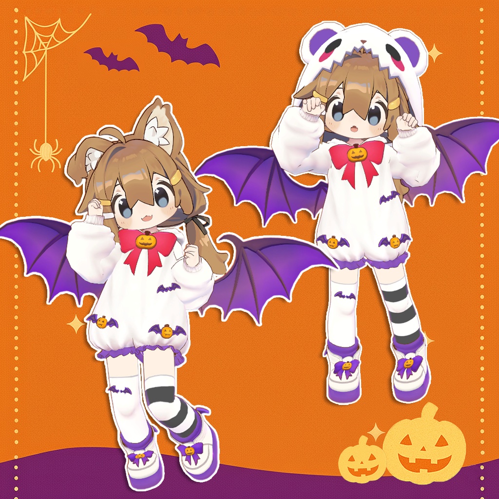 [Mamehinata Exclusive] Halloween Bear Hoodie image