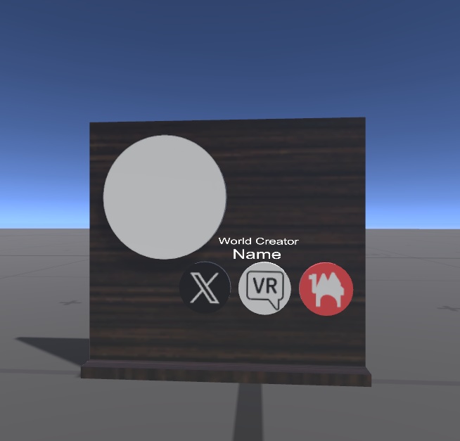 【無料】クリエイターパネル【VRChat向け】 image
