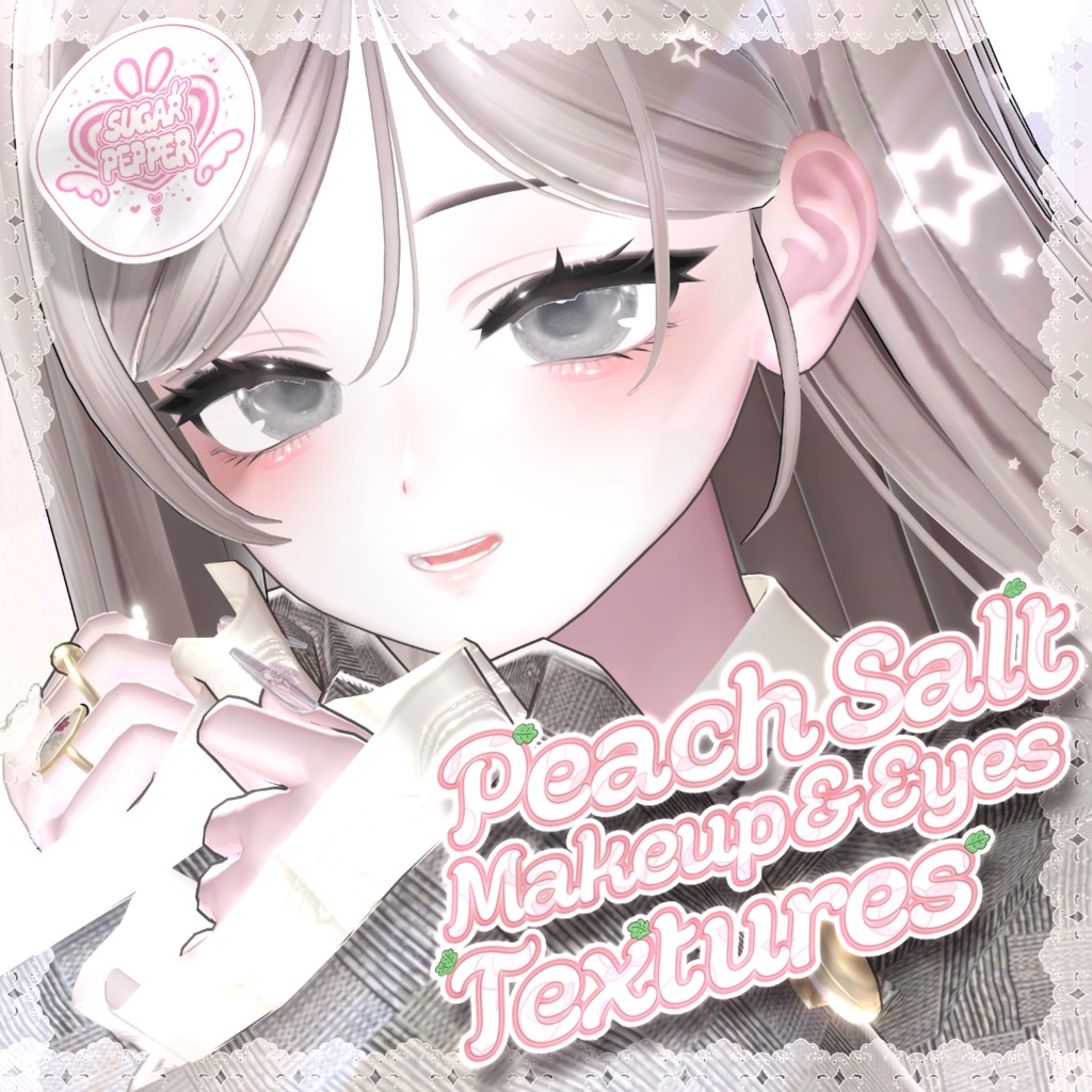 【 Shinano 】 ⋆｡˚ Peach Salt Makeup & Eyes ⋆｡˚ image