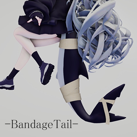 【ルルネ用】BandageTail【VRChat】 image