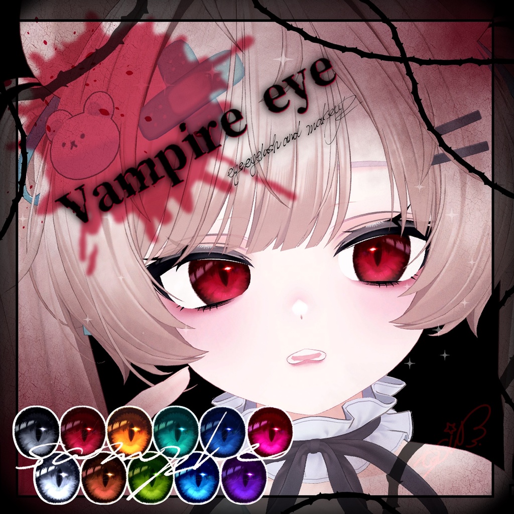Vampire Eye - Eye, Eyelash, Face Texture [MILFY] image