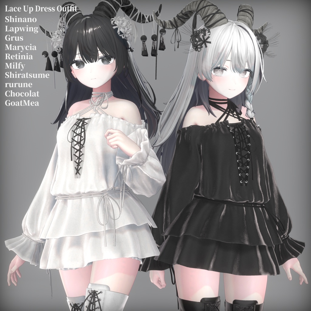 Lace-Up Dress Outfit image