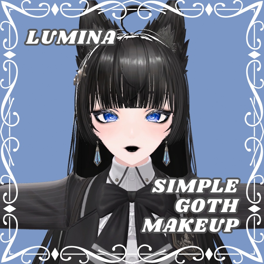 [Lumina] Simple Goth Makeup image