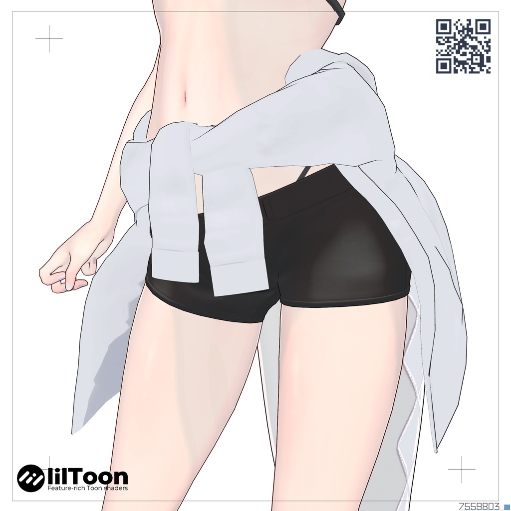 [For Yor & Anone (A0Xbody)] Waist-wrap hoodie image