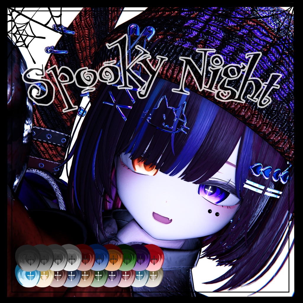 ★Spooky Night★eye texture&makeup image