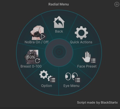 The one that adds a chest menu to LUMINA Kisekae image
