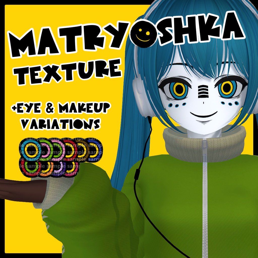 【•MATRYOSHKA•】 TEXTURE Eyes/Makeup/Body 【Manuka/Airi/Shinano】 image