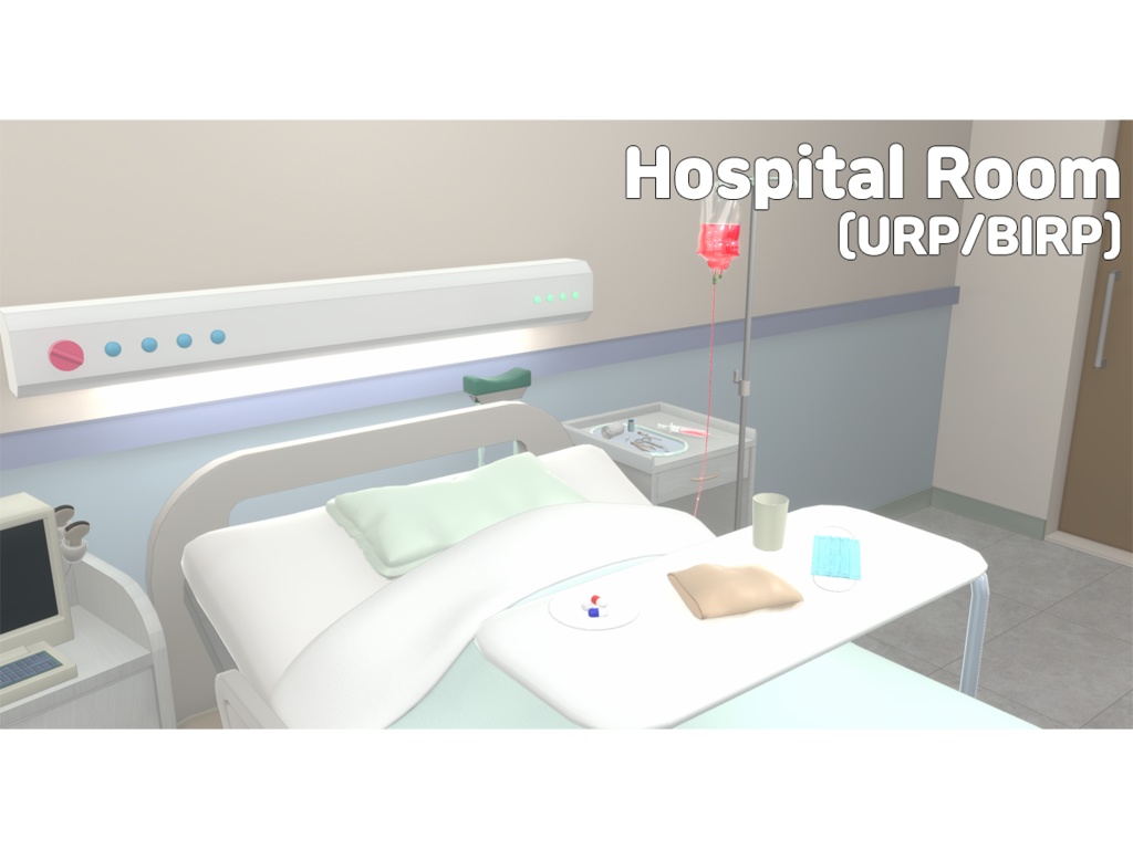 [Warudo] Hospital Room (URP_Nilo/BIRP) (with Special version for Halloween) image