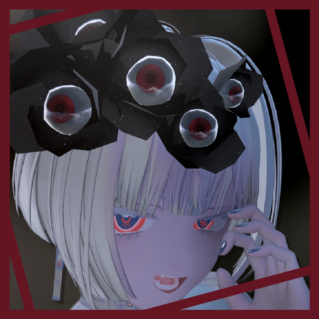 【31日まで無料】寄生する花【VRChat向けアクセサリー】 image
