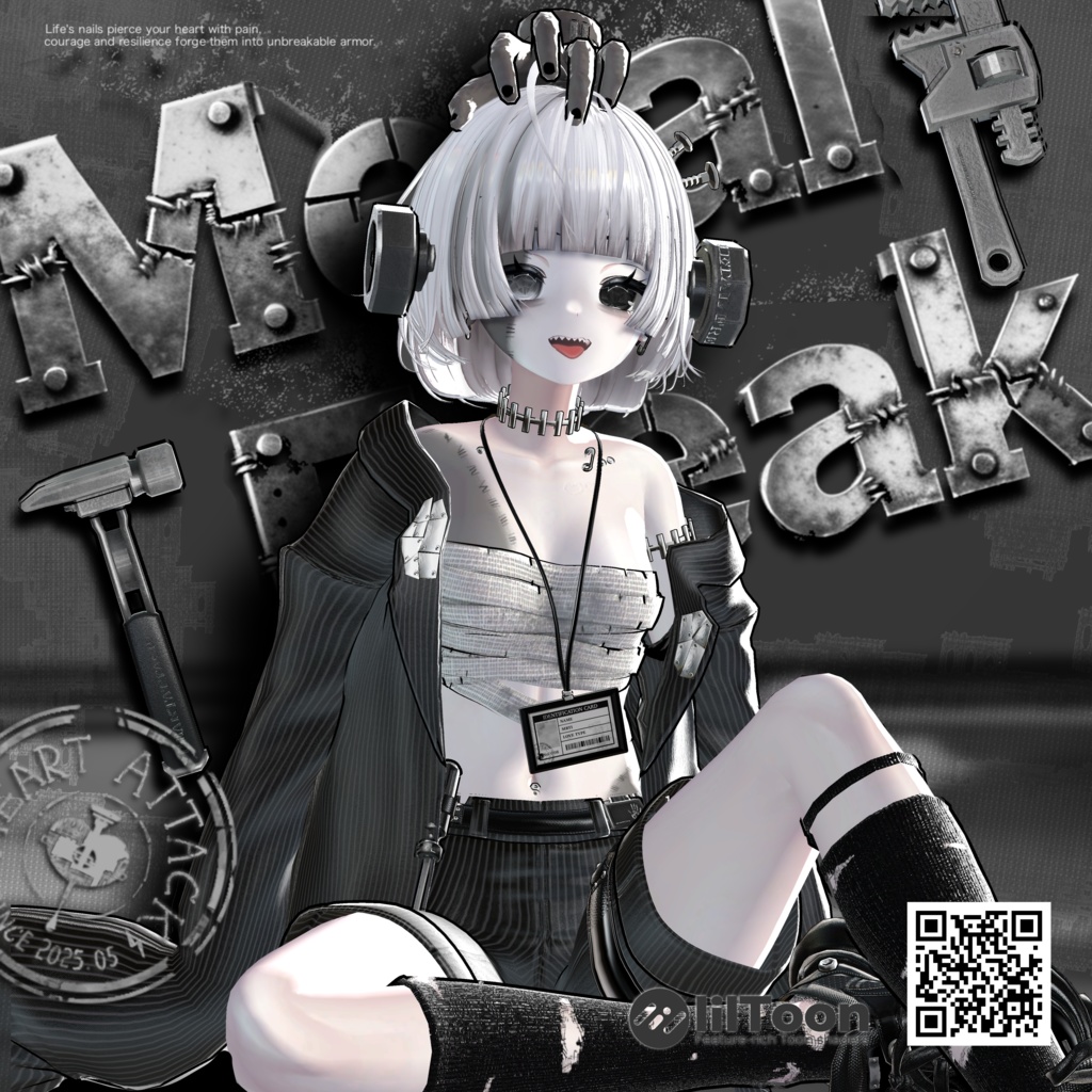 Halloween  MetalFreak Costume with Gimmick image