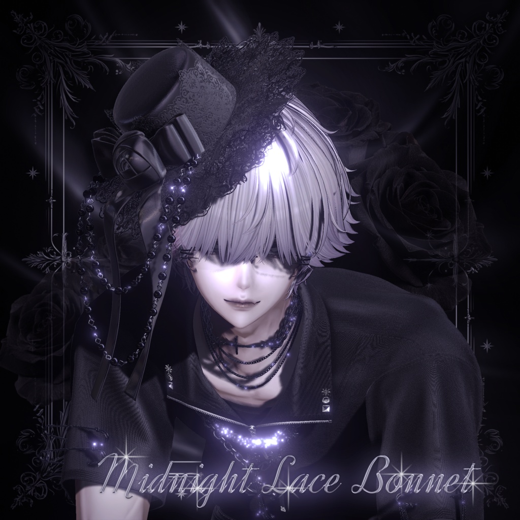 [ALL]Midnight Lace Bonnet image