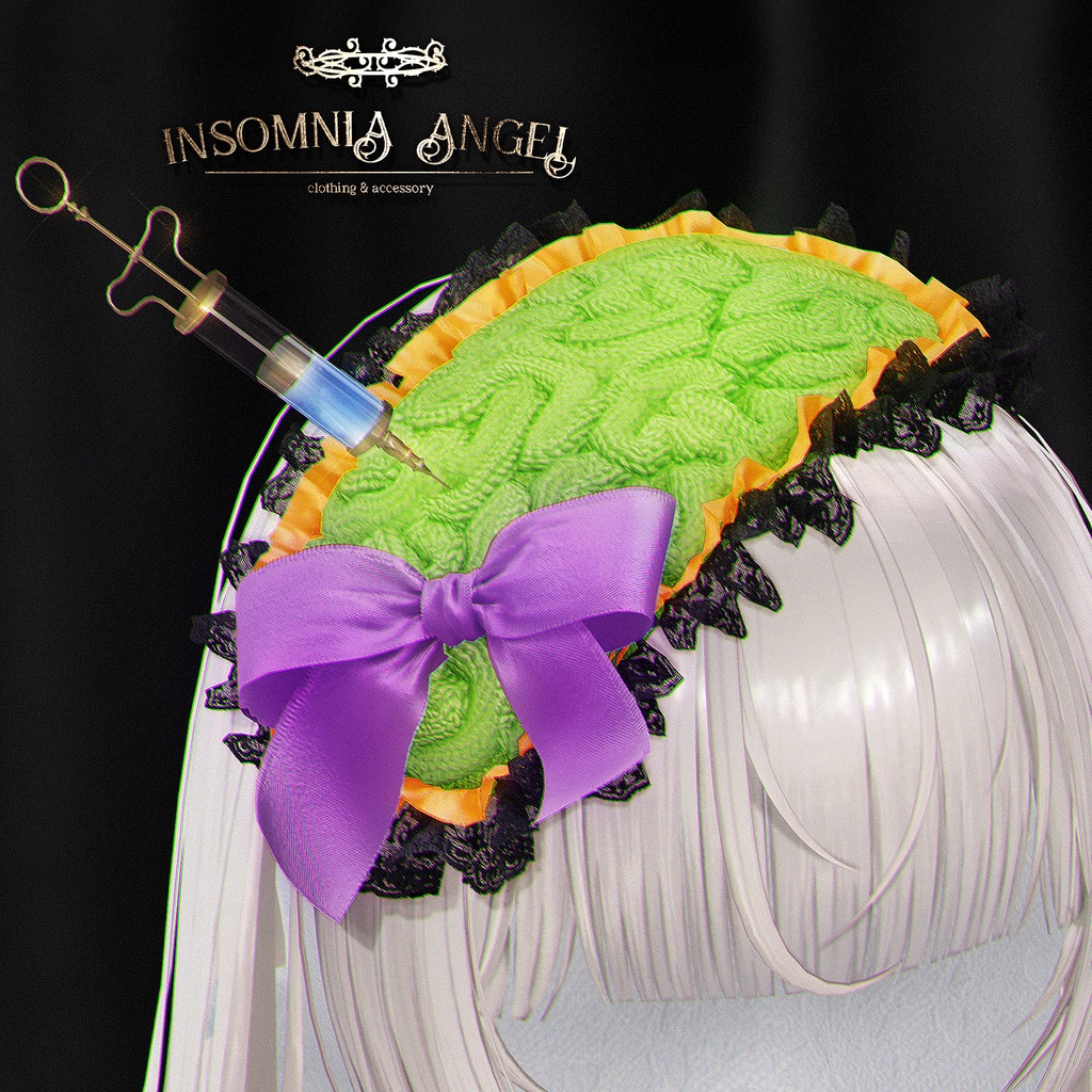 Insomnia Angel . Brain Headdress image