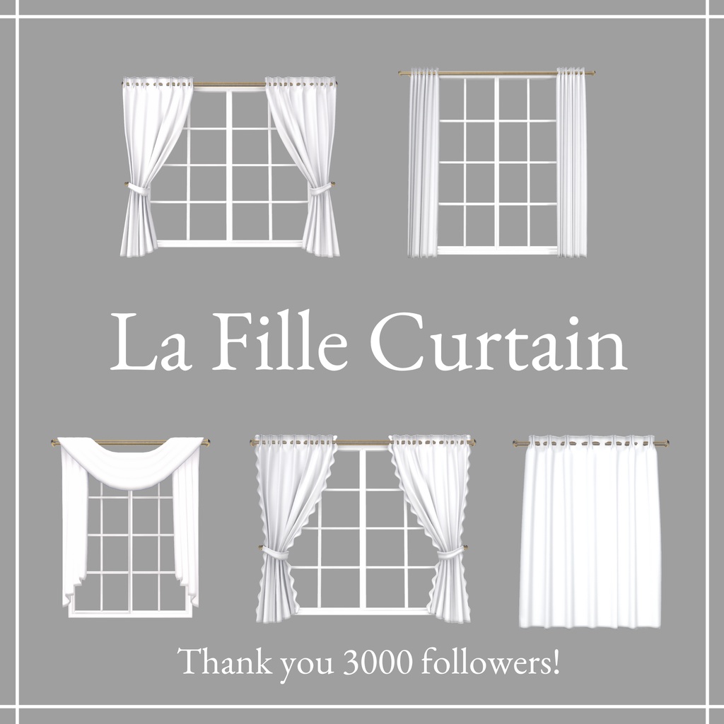 【無料】La Fille Curtain image