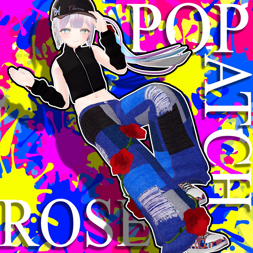 PopPatchRose VRC Avatar Costume image