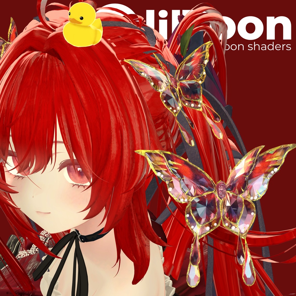 【FREE/無料】【VRChat】🦋JewelButterfly🦋【MA対応】 image