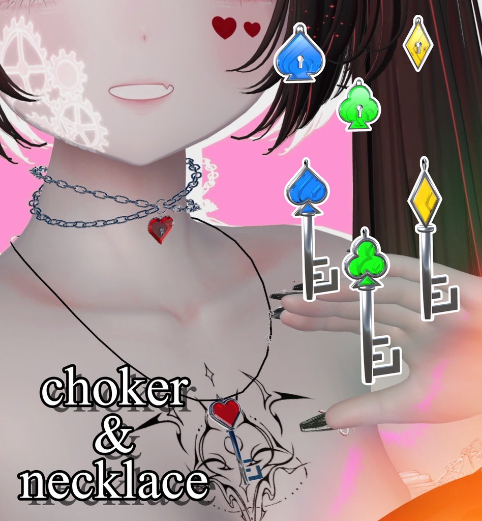 [All 4 designs] CHOKER & NECKLACE image