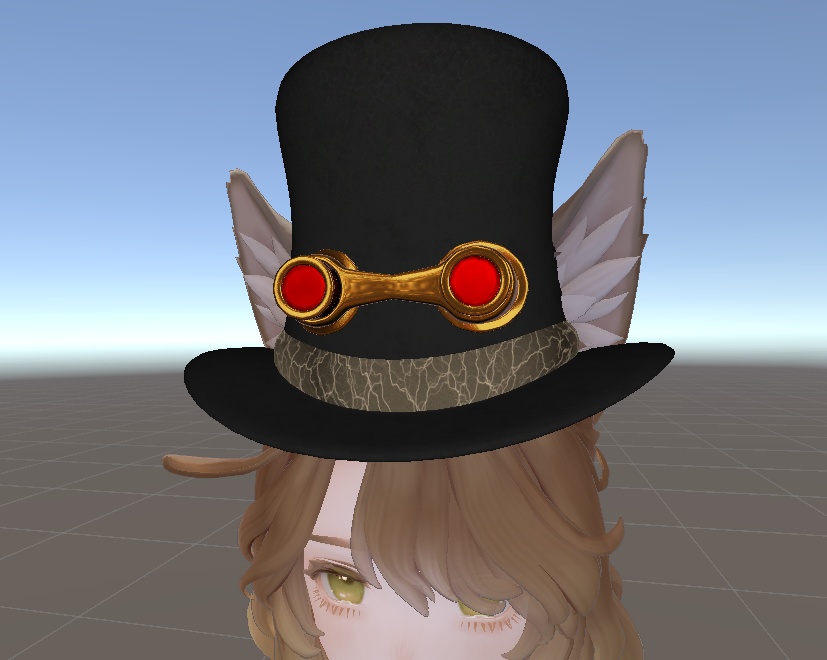 Steampunk Hat MA VRChat Liltoon image
