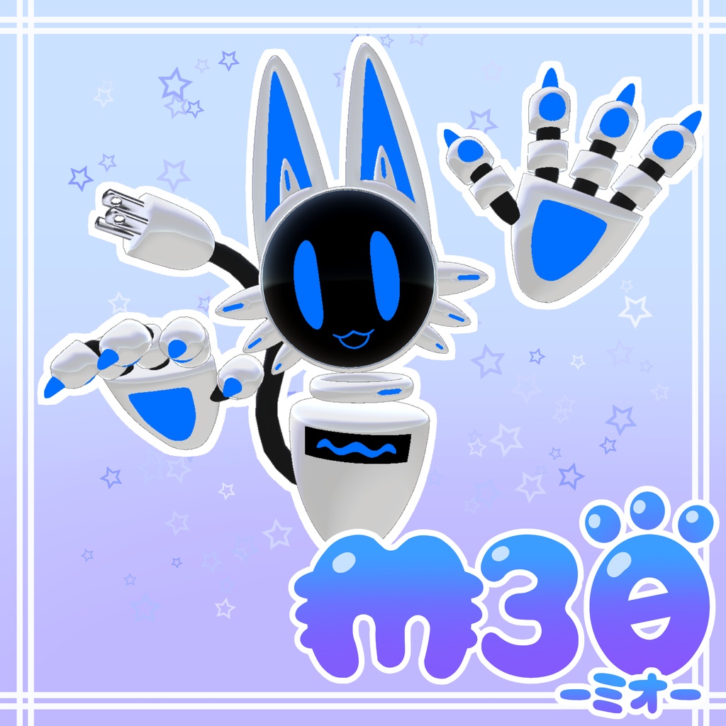 オリジナル3Dモデル【Nyandroid-M30（ミオ）】 image