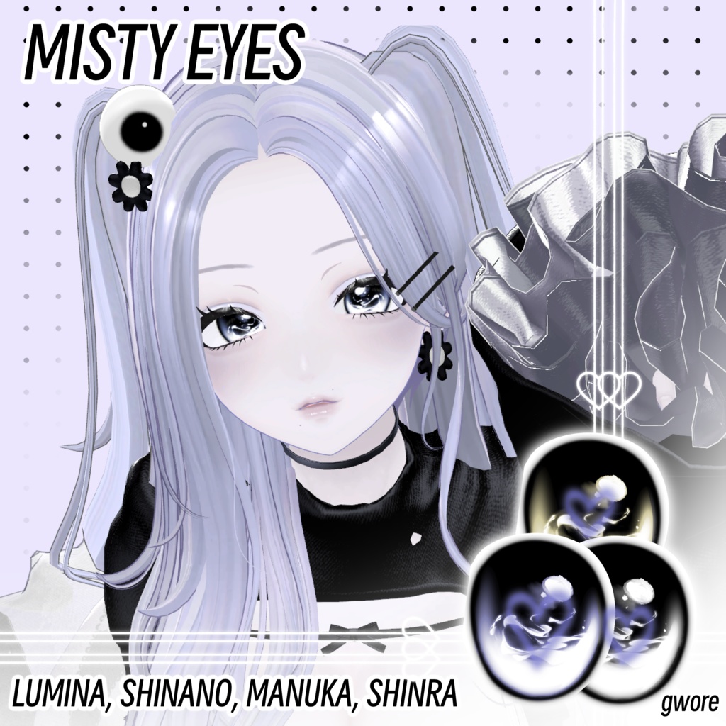 misty eyes ♡.* image