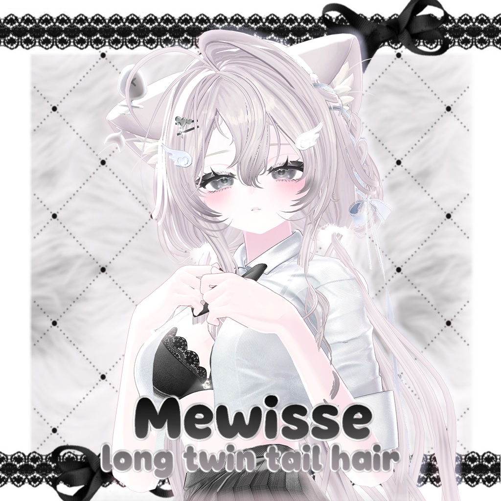 Mewisse long twin tail hair image