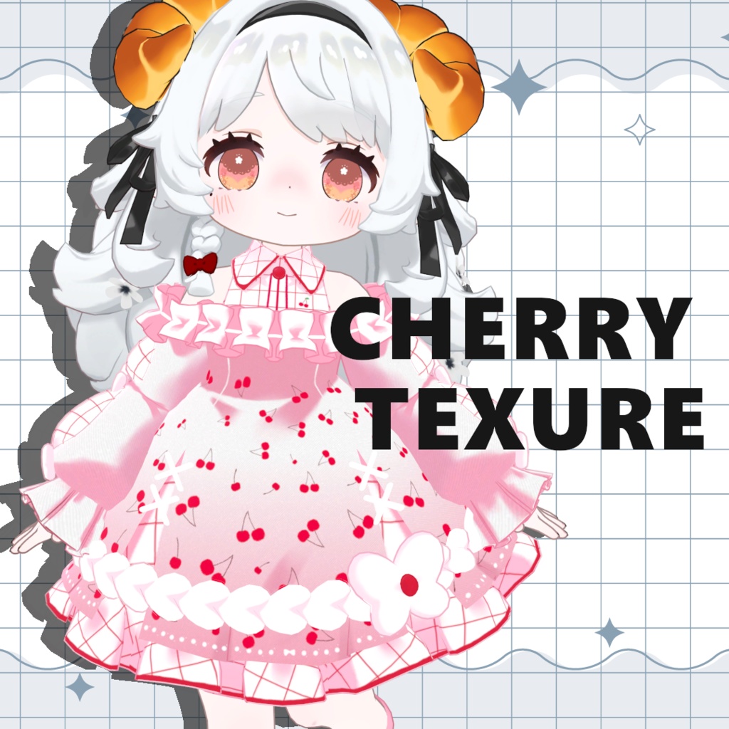 【コロネ専用】デフォルト衣装用テクスチャ‐さくらんぼ‐ image
