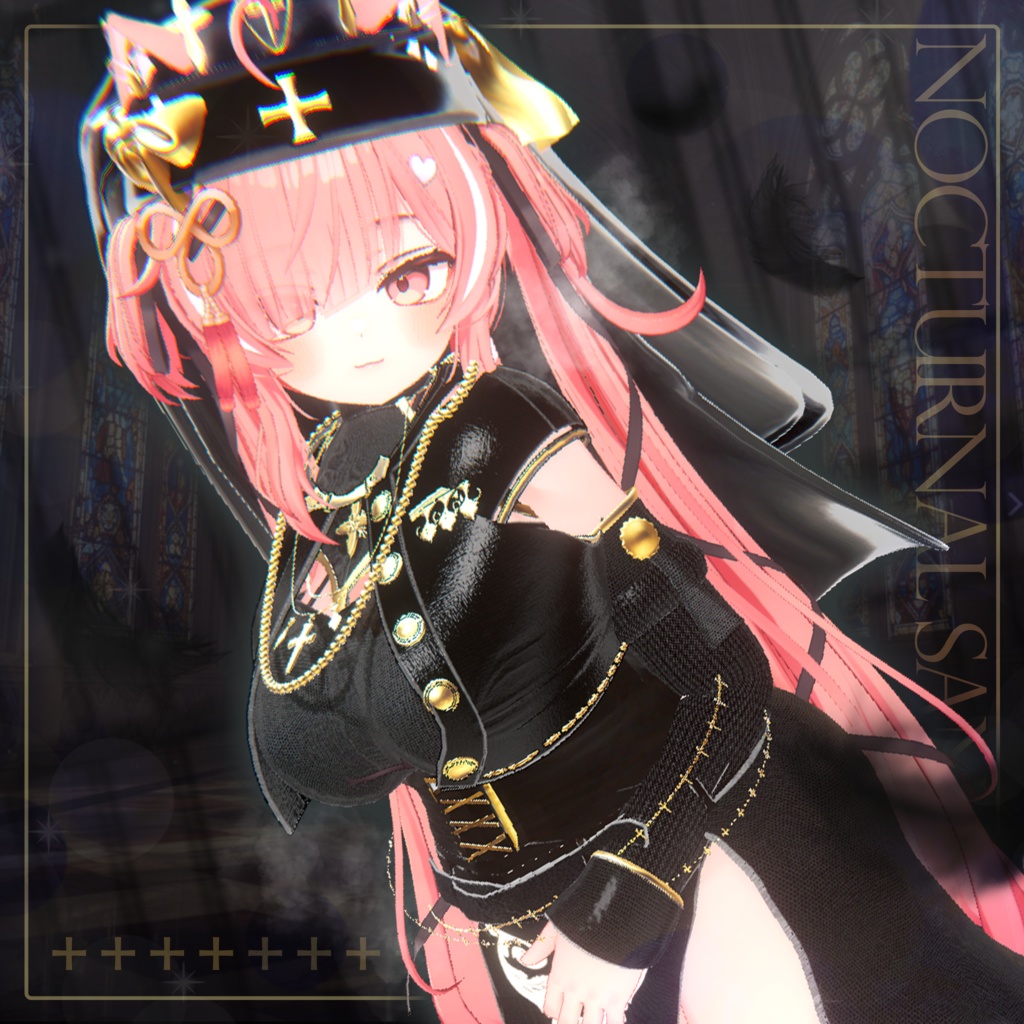 【7アバター対応】Nocturnal Sanctia【VRC衣装】 image