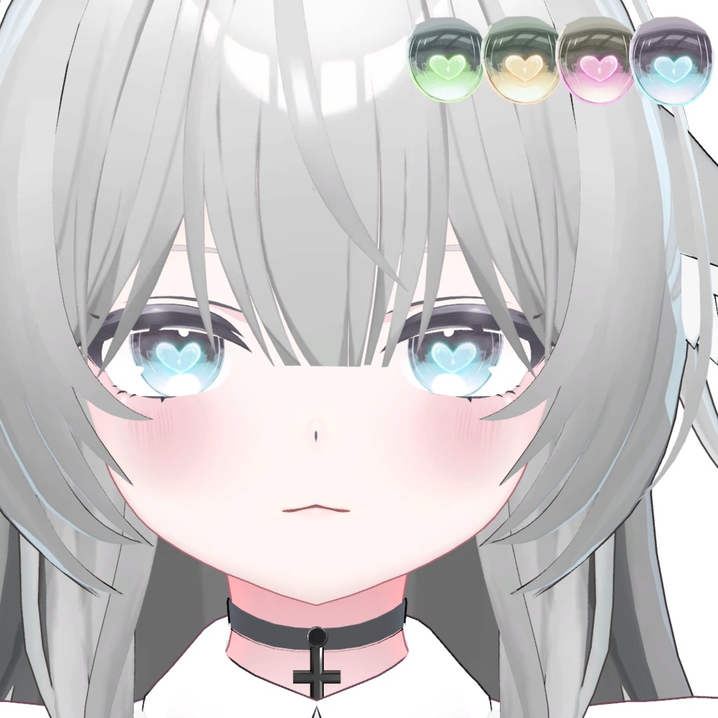 ルミリ用瞳－♡テクスチャー　 image