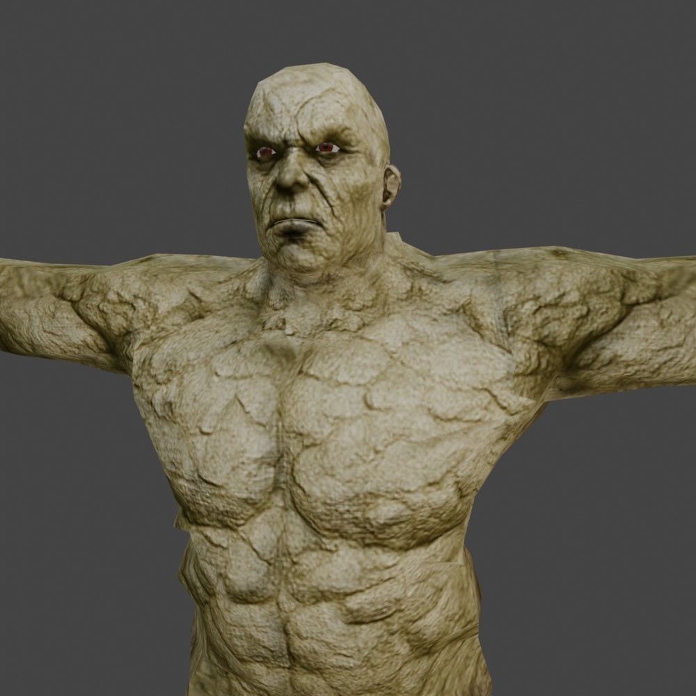 【3Dキャラクター】ゴーレム(ローポリ) image