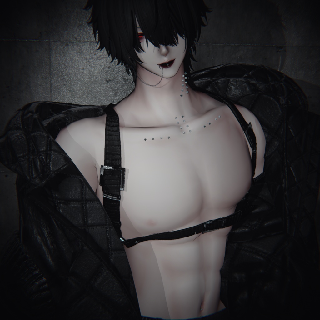 「ModularAvatar対応]11アバター対応 ボディピアス  image