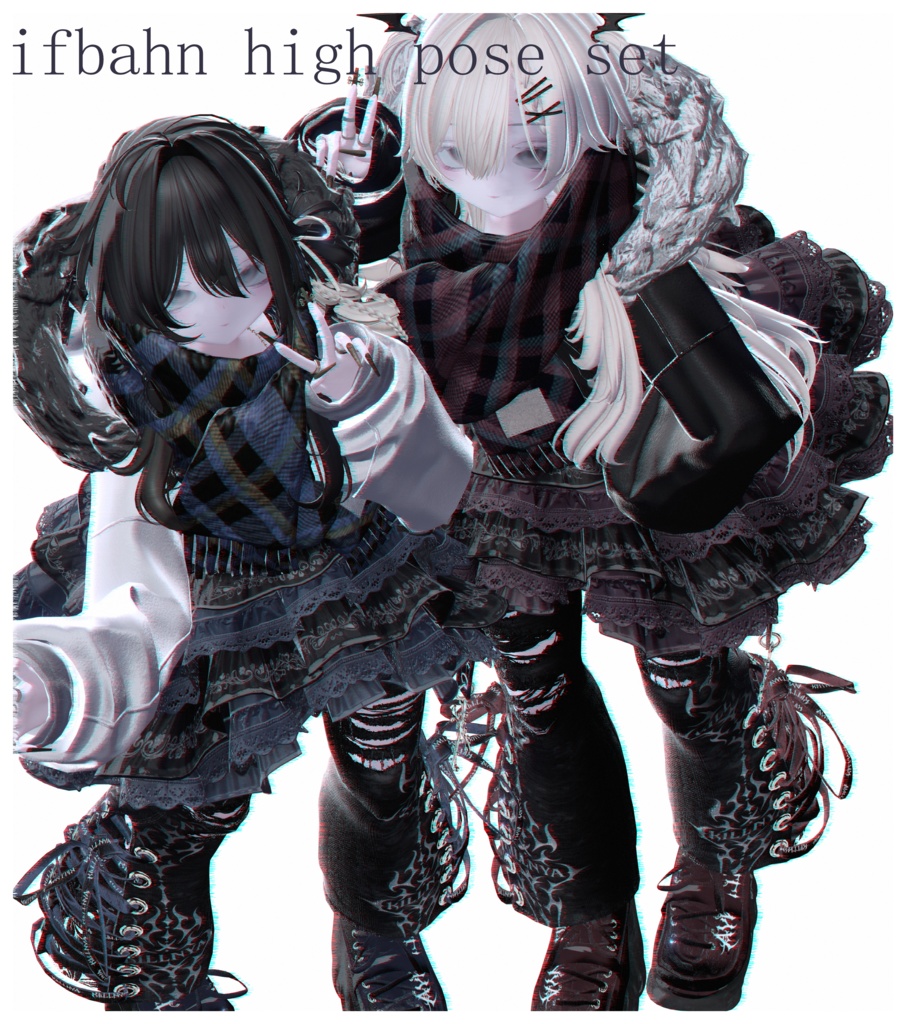 ☁ifbahn high pose SET1☁　high pose10個＋duo pose1個 image