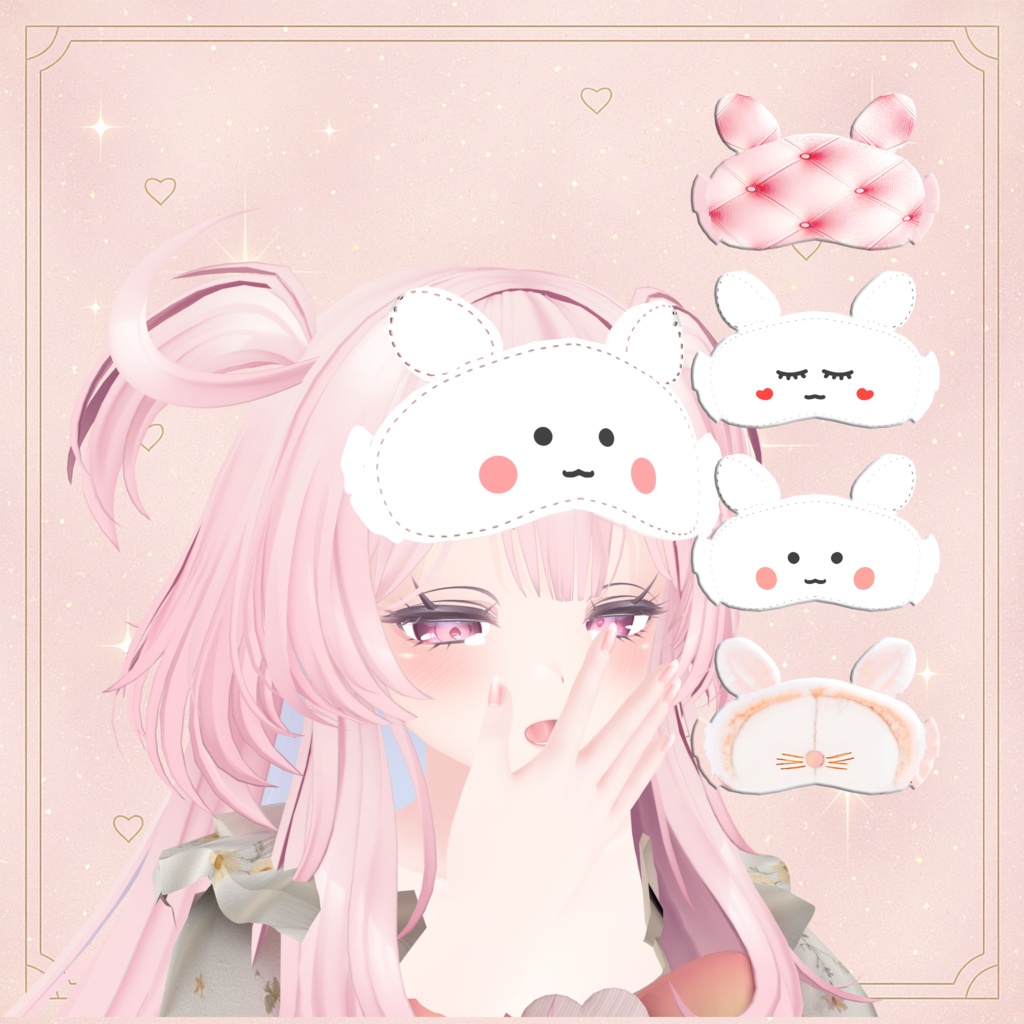leepy Bunny Eye Mask Pack / Blindfold image